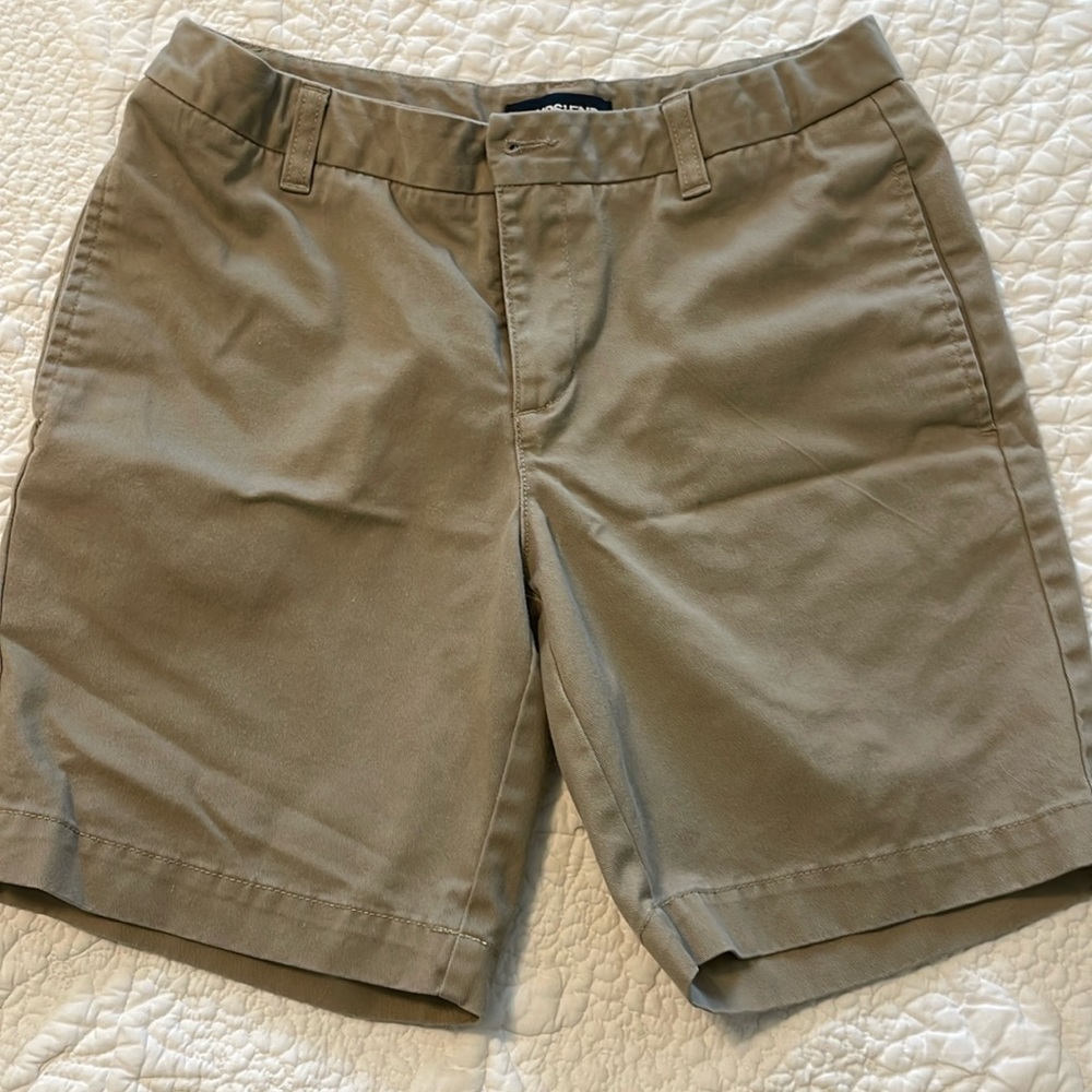 Lands’ End khaki size 14 Bermuda shorts